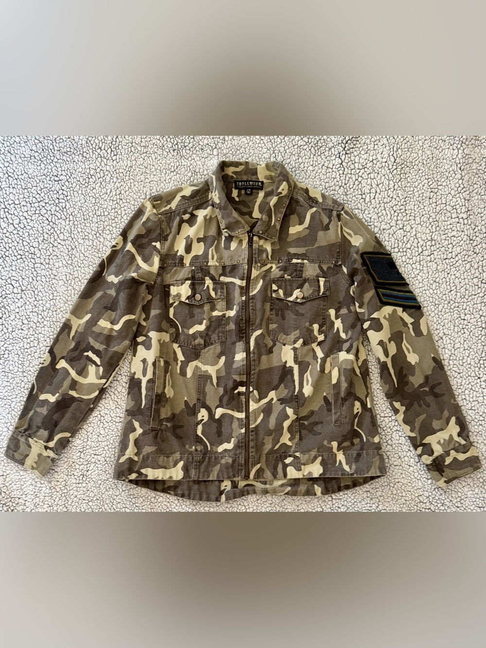 Idyllwind Women's Olive & Tan Camo Jean Jacket